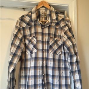 Men’s Lucky Brand Western Snap Shirt Medium